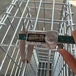 Mur de panier de Gabion soudé galvanisé à chaud 200x100x50 Cage en pierre de boîte de jardin de Gabion - Product Image 3