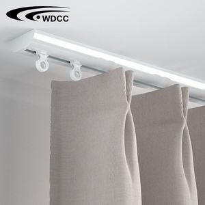 รางม่านวงกลมคุณภาพสูง รางม่านโลหะ รางเลื่อนติดผนัง รางม่านรูปตัว S - Product Image 6