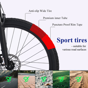 <span class=keywords><strong>Bicicleta</strong></span> de Montaña MTB de Doble Suspensión con Cuadro de Carbono, <span class=keywords><strong>29</strong></span> Pulgadas, Suspensión Completa, 21 Velocidades, Frenos de Disco, Horquilla de Acero, para Hombre - Product Image 3