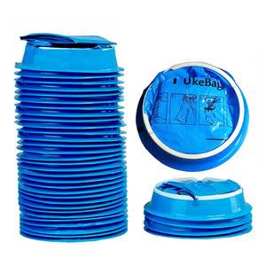 1包20个一次性站立袋呕吐袋1000毫升防漏呕吐袋，适用于旅行晕动病怀孕儿童 - Product Image 3