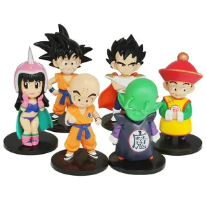 Dihua wholesale customized popular dragonball PVC action figures cartoon anime figures 3D PVC japanese small action figure toys