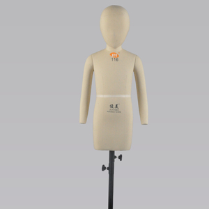 Thời trang châu Âu Mỹ theo định hướng trẻ em dressmaker's trên cơ thể mannequin với đầu sợi thủy tinh nửa cơ thể mô hình Soạn Thảo - Product Image 1