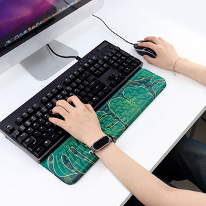 Sanxing Silicone Keyboard Wrist Rest G175 Rectangular Office <b>Mouse</b> Pad With Wrist Support - Product Image 2