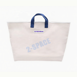 Sac de <span class=keywords><strong>plage</strong></span> en toile de coton naturel de 24 oz sac de Mahjong américain extra résistant avec transfert de chaleur - Product Image 6