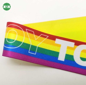 Tùy chỉnh thực hiện thương hiệu lgbtq Màu sắc mềm đàn hồi Dây thắt lưng cho đồ lót - Product Image 2