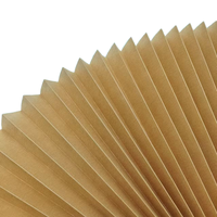 Stores plissés sans fil bruns pour rideaux pour salon Textiles de maison