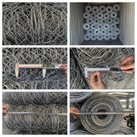 Gabion de protection de pente, filet en treillis métallique à câble, filet de protection de montagne, filet anti-chute de roche, barrière en câble métallique