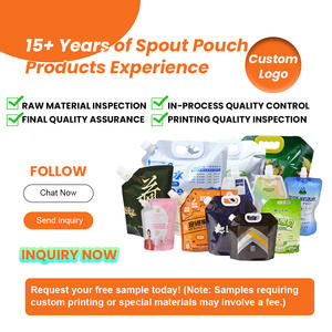 음료용 식품 등급 플라스틱 스파우트 파우치 (미네랄 워터 샴페인 주스 에너지 드링크)-DIY 보관 야외 캠핑 - Product Image 5