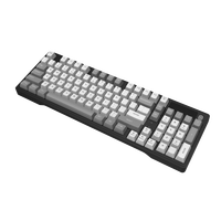Clavier de jeu RGB 97 touches sans fil avec écran rotatif personnalisé, clavier mécanique