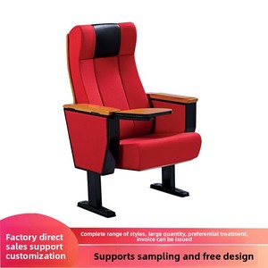 Muebles de sala de conferencias de auditorio de Metal moderno personalizado, mesas y sillas de cine plegables con asientos de sofá para uso teatral - Product Image 2