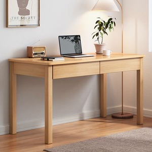 Nordic Modern Solid <strong>Wood</strong> Desktop Computer <strong>Desk</strong> Simple Home Office Bedroom Writing <strong>Desk</strong> for Primary Secondary School Students Gym - Product Image 1
