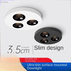 Plafonnier LED Moderne Ultra-Fin à Montage en Surface Anti-Éblouissement Certifié IP65 120x35mm Angle de Faisceau de 120° pour l'Éclairage de la Maison et du Bureau - Product Image 2