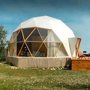 Dôme géodésique robuste pour événements sportifs, structure en aluminium, tissu Oxford moderne et luxueux, maison dôme en verre pour camping et hôtel - Product Image 5