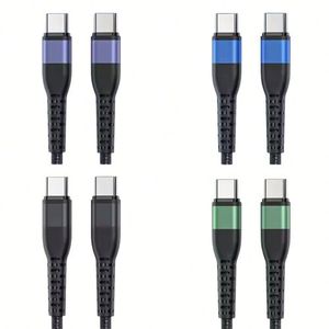 High Quality Durable Phone Cable Data Cord Nylon Wire 60W Cables Fully Compatible Mobile Phone Charging Cables - Product Image 1
