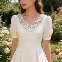 Col en dentelle brodée blanche, applique florale en tulle, patch en dentelle pour encolure, robe, chemisier, décoration de vêtement imperméable, couture DIY