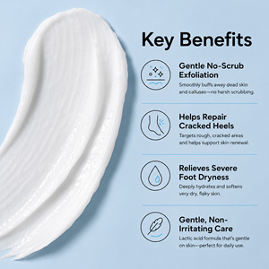 Crema per Piedi all'Acido Lattico <span class=keywords><strong>con</strong></span> Etichetta Privata, Esfoliante e Ammorbidente per <span class=keywords><strong>Pelle</strong></span> <span class=keywords><strong>Secca</strong></span>, Riparazione <span class=keywords><strong>Talloni</strong></span> Screpolati - Product Image 6