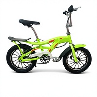 Vélo de montagne pour enfants de 16 pouces, cadre en acier et aluminium, vitesse unique, coloré, pour filles et garçons