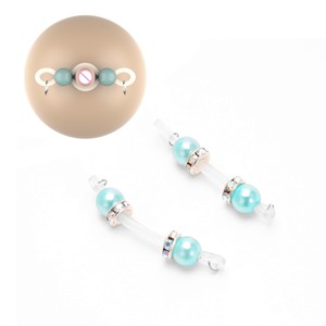 Joyería corporal sexy, anillo de leche falso acrílico, bolas redondas coloridas sin <span class=keywords><strong>perforaciones</strong></span>, adornos de leche para adultos, joyería corporal ajustable - Product Image 4