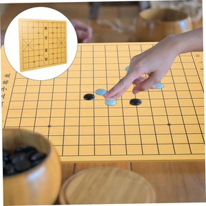 Tablero de ajedrez con versátiles juegos <span class=keywords><strong>Xiangqi</strong></span> y Gobang: Diseño compacto para el hogar para un fácil almacenamiento y experiencias estratégicas de aprendizaje - Product Image 4