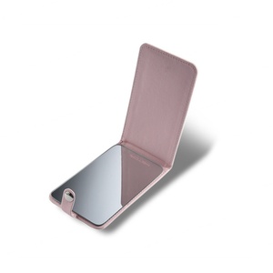 Cosmetic Stand Makeup <b>Rectangle</b> Compact Portable PU Leather Folding Mini Makeup <b>Mirror</b> - Product Image 3