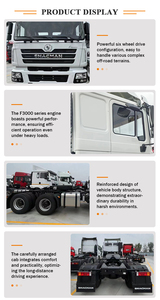 รถบรรทุกหัวลาก Shacman F3000 สภาพดี ใหม่เอี่ยม รถบรรทุกหัวลาก Shacman 6x6 พร้อมเครื่องยนต์ WEICHAI - Product Image 2
