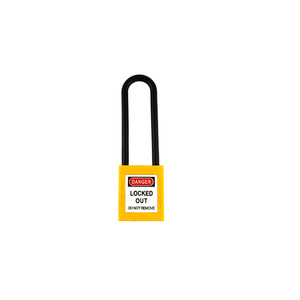 76mm Nylon Shackle Multi-Color Industrial Safety <strong>Padlock</strong> - Non-Conductive Insulated Lockout Tagout Lock (Key-Operated) - Product Image 6