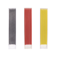 Crayon de charpentier pour la construction, crayons mécaniques - Corps en plastique, mine colorée, meilleurs outils de marquage pour charpentiers, dessin et traçage
