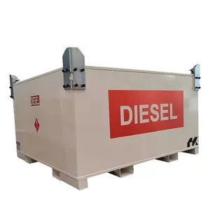 Tanque de almacenamiento diésel de gasolina de doble pared de acero de alta calidad 3000 litros
