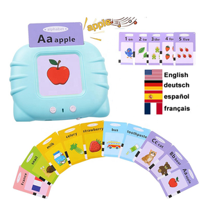 เครื่องเรียนรู้แบบ2 in 1สำหรับเด็กทารกหัดฟังของเล่นเพื่อการศึกษาปฐมวัยแฟลชการ์ดพูดคุยก่อนวัยเรียนแบบพกพา - Product Image 1