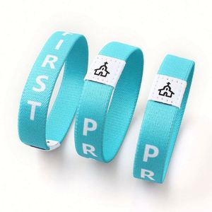 Pulsera RFID Personalizada al por Mayor, Pulsera Elástica de Tela Personalizada para Eventos - Product Image 2