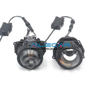 Ailecar โปรเจคเตอร์แอลอีดี3นิ้ว75W 75W ถ้วย J80สะท้อนแสงคู่เจาะ H7ไฟหน้าเลเซอร์สำหรับรถยนต์ - Product Image 1