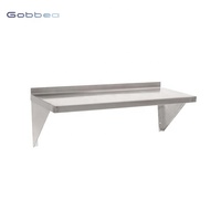 Rak Penyimpanan Dapur Gantung Dinding Bahan Stainless Steel Tipe Bar