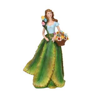 Figura <span class=keywords><strong>de</strong></span> Resina <span class=keywords><strong>de</strong></span> Hada del Bosque con Cesta <span class=keywords><strong>de</strong></span> Pájaros, Decoración para el Hogar, Regalo, Arte Personalizado al por Mayor, Redeco - Product Image 6