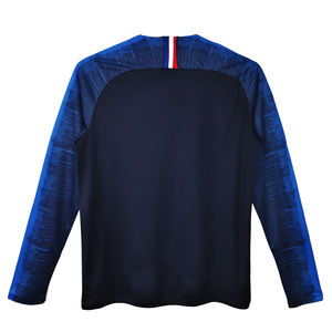 Camiseta Retro de Fútbol de Francia 1998, Manga Larga, Personalizada, Unisex, para Adultos, Club Europeo, Secado Rápido - Product Image 3