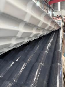 Tuile de toit plate légère en ASA et UPVC, revêtement traditionnel espagnol, pour usage résidentiel, <span class=keywords><strong>marque</strong></span> NOVI, fabriquée dans le Guangdong - Product Image 5