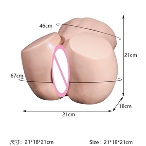 Vente en gros de poupées sexuelles en silicone réalistes pour hommes, avec vagin et fesses volumineuses, pour masturbation anale et sexuelle. - Product Image 6