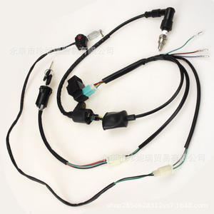 Zhen Nirui Off-road Motorcycle Kick Start <b>Wiring</b> Harness <b>Assembly</b> With Cap Universal 50-125cc Plastic Black - Product Image 2