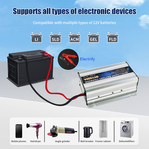 New 220V 110V hiển thị kỹ thuật số thông minh <span class=keywords><strong>Lithium</strong></span> Battery <span class=keywords><strong>Charger</strong></span> 12V 20A bảo vệ ngắn mạch tùy chỉnh Bạc cắm - Product Image 5