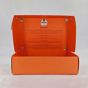 Boîte-cadeau en carton rigide durable avec impression graphique haute définition pour les marques de chocolat végétalien, idéale pour l'envoi de chocolats - Product Image 1