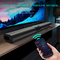 Bar Suara gantung dinding dengan FM untuk TV pintar, Speaker nirkabel sistem suara Surround teater Rumah, Aux, RCA, BS-20