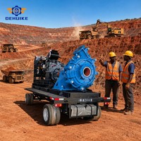 Pompe à boue horizontale robuste en alliage de chrome élevé pour le transfert de sable et de gravier, moteur électrique industriel certifié CE ISO