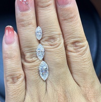 Excelente corte blanco DEF VVS1 Marquesa moissanita diamante precio al por mayor 1ct 2ct moissanita suelta