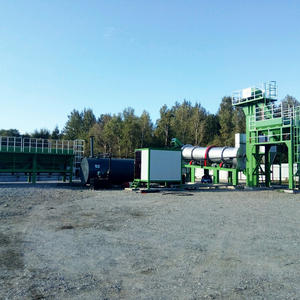 20 t/h pequeño proyecto de construcción de carreteras continuo caliente tambor mezcla betún asfalto planta mezcladora máquina - Product Image 2