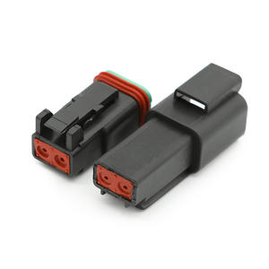Gemaakt In China Waterdichte <span class=keywords><strong>2</strong></span> Pin 3pin 4pin 6 Pin 8 Pin Auto Elektrische Kabelboom Deutch Connector Plug - Product Image 3