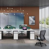 Bureau de travail ergonomique de style industriel en bois respectueux de l'environnement de niveau E0, simple et durable