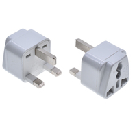 Adaptateur de prise universelle UK, kit de voyage pour convertir les prises américaines en prises britanniques, irlandaises, de Hong Kong (Type G), convertisseur BS mondial 13A250V