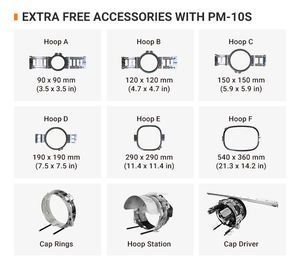 Machine à broder PM-1501 <span class=keywords><strong>Ricoma</strong></span> haute performance pour la décoration de casquettes et de vêtements avec écran tactile intuitif - Product Image 5