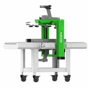 RongQiang High Speed Adjustable Top Bottom Tape Electric Stable Automatic Cartons Boxes Box Sealer Carton Sealing Machine