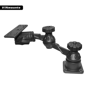 VINmounts Horizontal 12" Swing Arm Mount with Socket Arm 6.25 X 2" Plate for Mounting Fish Finder VIN-TYQ-HB-03L - Product Image 1