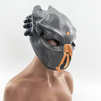 Masque en latex Alien War Predator pour Halloween, accessoires de déguisement pour soirée de bal